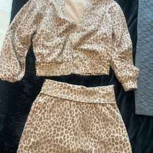 PINK Victoria's Secret Leopard Print Top